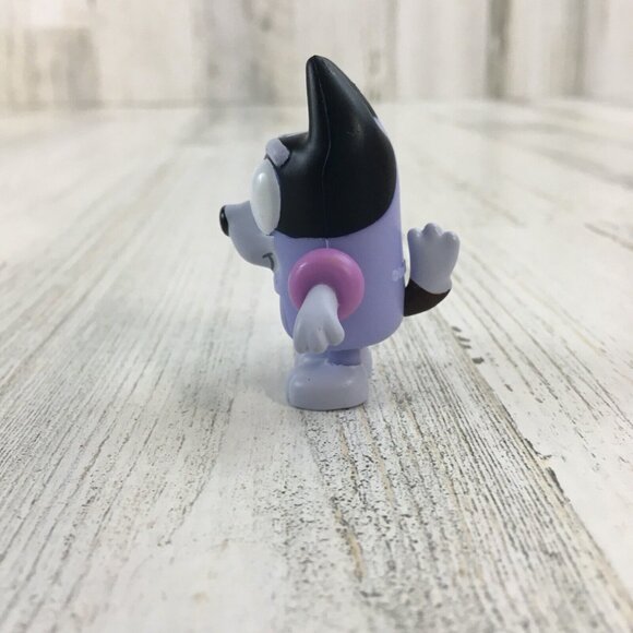 Bluey OLDER SOCKS Heeler Christmas SWIM Cousin Standing Figure Bigger Blue RARE - Picture 3 of 6